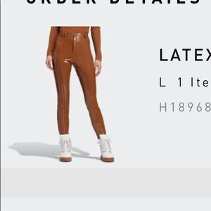 Ivy Park latex leggings